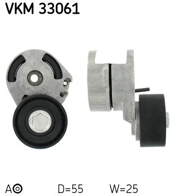 Conjunto de correias em V SKF VKM 33061