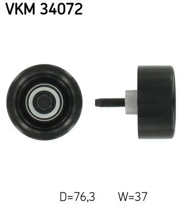 Polia de Desvio/Guia, correia do alternador SKF VKM 34072