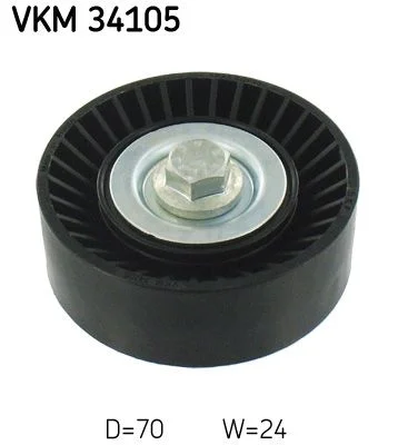 Polia de Desvio/Guia, correia do alternador SKF VKM 34105