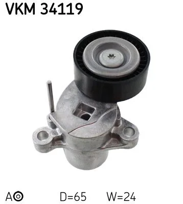 Tensioner Pulley, V-ribbed belt SKF VKM34119
