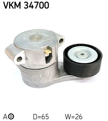 Belt Tensioner, V-ribbed belt SKF VKM 34700