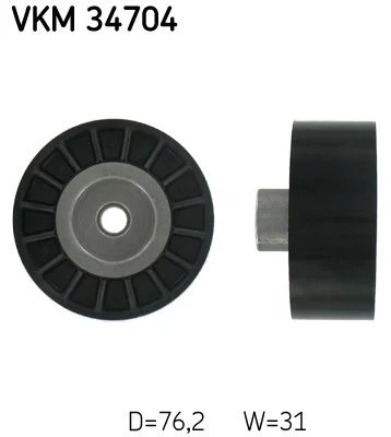 Polia de Desvio/Guia, correia do alternador SKF VKM 34704