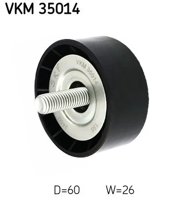Polia de Desvio/Guia, correia do alternador SKF VKM 35014
