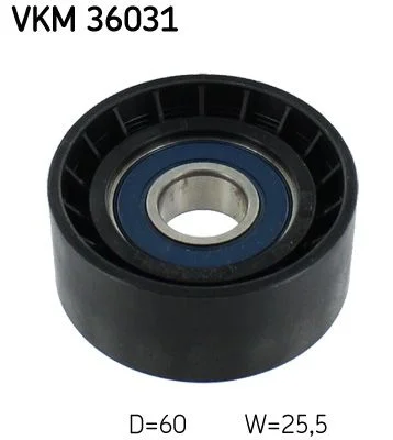 Polia de Desvio/Guia, correia do alternador SKF VKM 36031