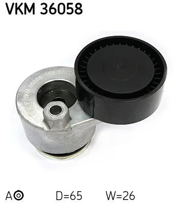 Conjunto de correias em V SKF VKM 36058