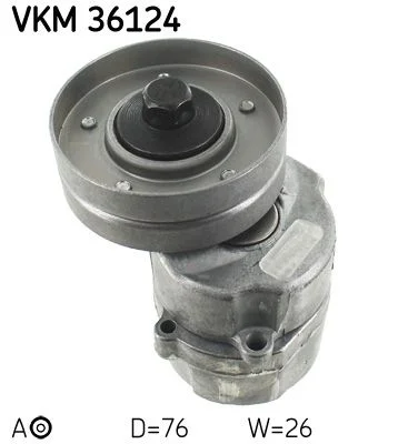 Belt Tensioner, V-ribbed belt SKF VKM 36124