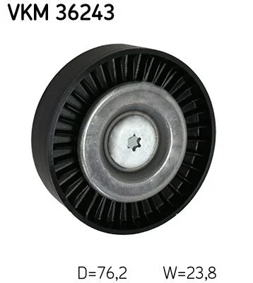 Deflection/Guide Pulley, V-ribbed belt SKF VKM 36243