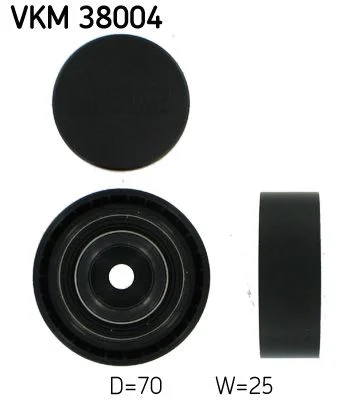 Polia de Desvio/Guia, correia do alternador SKF VKM 38004