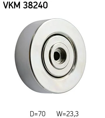 Deflection/Guide Pulley, V-ribbed belt SKF VKM 38240