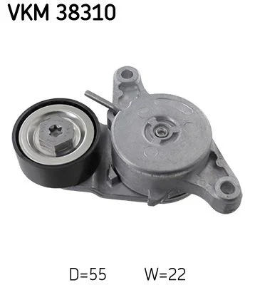 Belt Tensioner, V-ribbed belt SKF VKM 38310