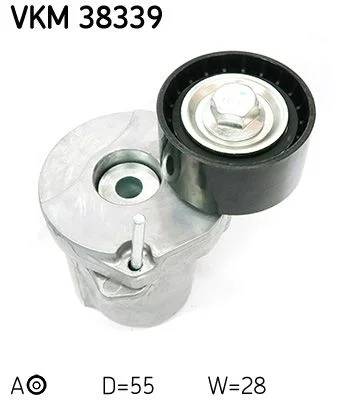 Belt Tensioner, V-ribbed belt SKF VKM 38339