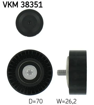 Polia de Desvio/Guia, correia do alternador SKF VKM 38351