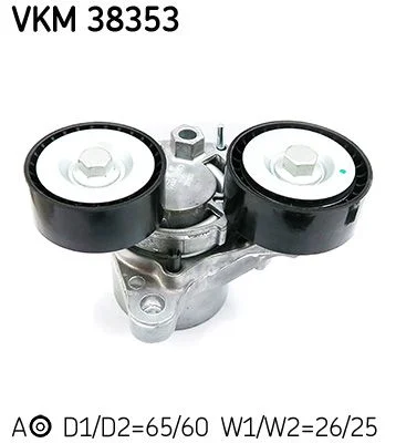 Conjunto de correias em V SKF VKM38353