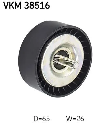 Polia de Desvio/Guia, correia do alternador SKF VKM 38516