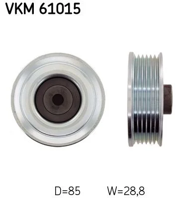 Polia de Desvio/Guia, correia do alternador SKF VKM 61015