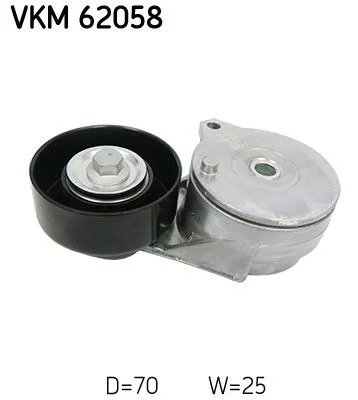 Belt Tensioner, V-ribbed belt SKF VKM 62058