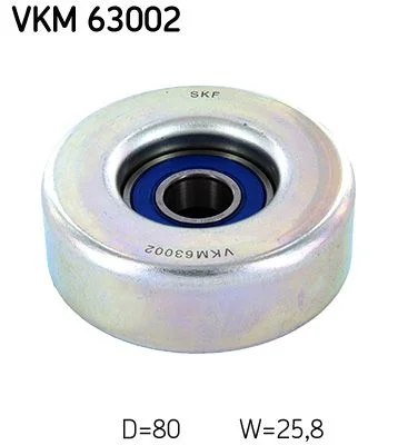 Polia de Desvio/Guia, correia do alternador SKF VKM 63002