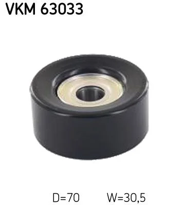 Polia de Desvio/Guia, correia do alternador SKF VKM 63033