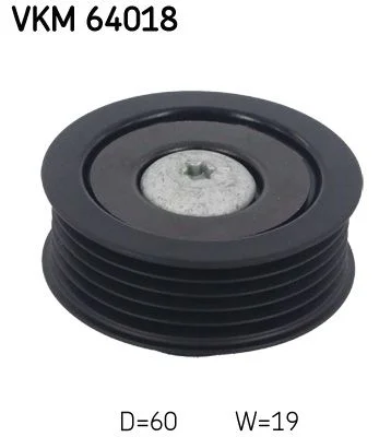 Polia de Desvio/Guia, correia do alternador SKF VKM 64018