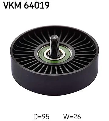 Polia de Desvio/Guia, correia do alternador SKF VKM 64019
