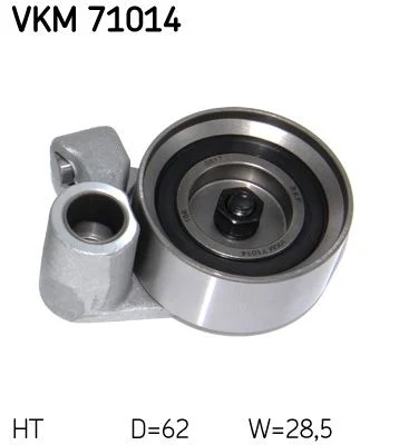 Tensioner Pulley, timing belt SKF VKM 71014