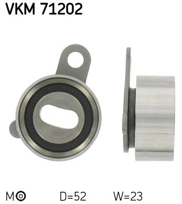 Tensioner Pulley, timing belt SKF VKM 71202