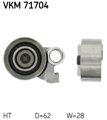 Tensioner Pulley, timing belt SKF VKM 71704