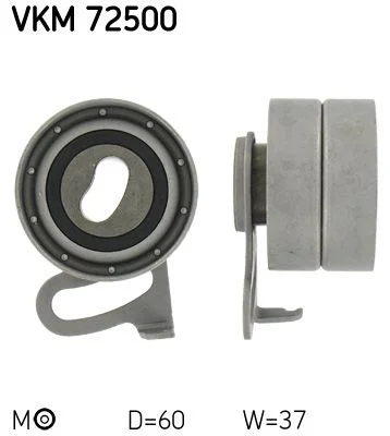 Tensioner Pulley, timing belt SKF VKM 72500