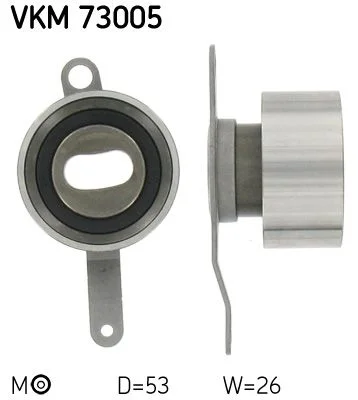 Tensioner Pulley, timing belt SKF VKM 73005