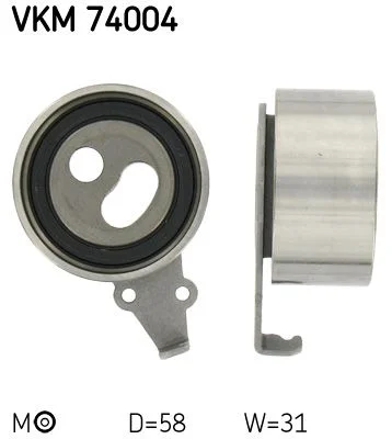 Tensioner Pulley, timing belt SKF VKM74004