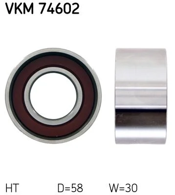 Tensor da correia de distribuição SKF VKM 74602