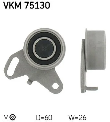 Tensioner Pulley, timing belt SKF VKM 75130