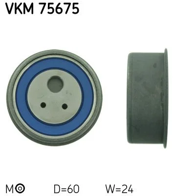 Tensioner Pulley, timing belt SKF VKM 75675