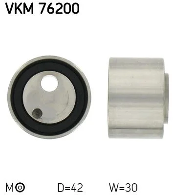 Tensioner Pulley, timing belt SKF VKM76200