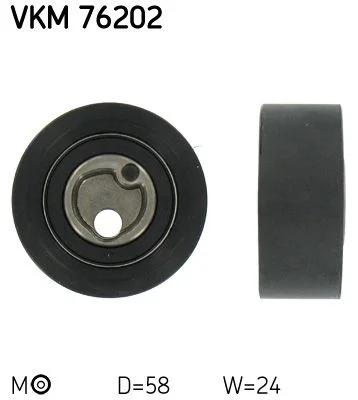 Tensioner Pulley, timing belt SKF VKM 76202