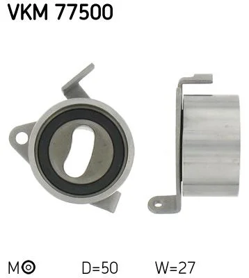 Tensioner Pulley, timing belt SKF VKM77500