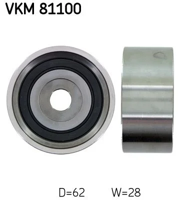 Polia de Desvio/Guia, correia distribuição SKF VKM 81100