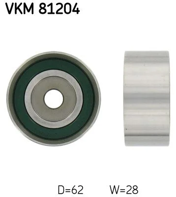 Polia de Desvio/Guia, correia distribuição SKF VKM 81204