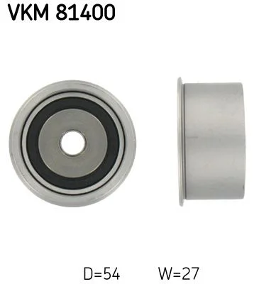 Deflection Pulley/Guide Pulley, timing belt SKF VKM81400