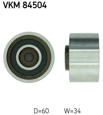 Deflection Pulley/Guide Pulley, timing belt SKF VKM 84504