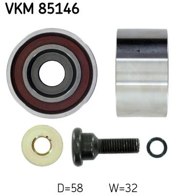 Deflection Pulley/Guide Pulley, timing belt SKF VKM 85146