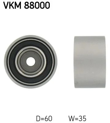 Polia de Desvio/Guia, correia distribuição SKF VKM 88000