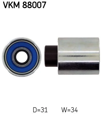 Deflection Pulley/Guide Pulley, timing belt SKF VKM 88007