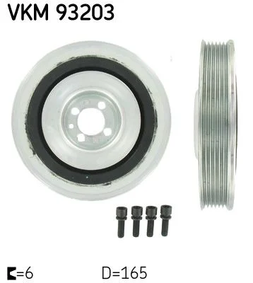 Polia da correia, virabrequim SKF VKM 93203