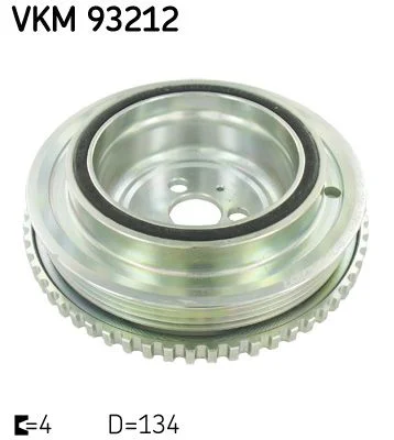 Belt Pulley, crankshaft SKF VKM 93212