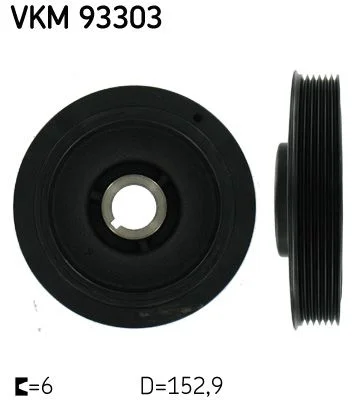 Polia da correia, virabrequim SKF VKM 93303
