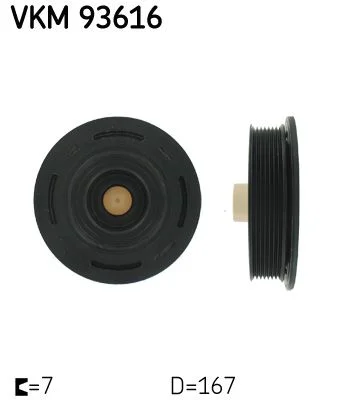 Belt Pulley, crankshaft SKF VKM 93616