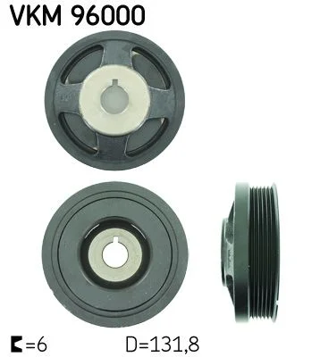 Belt Pulley, crankshaft SKF VKM 96000