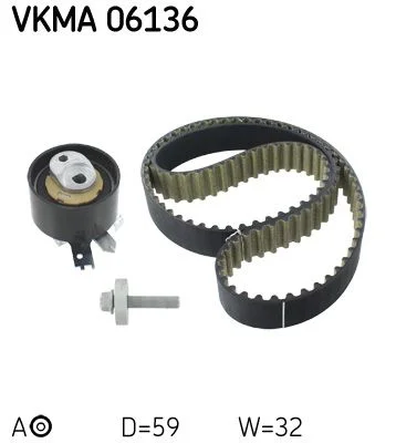 Kit de Correia Distribuição SKF VKMA 06136