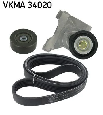 Polia tensionadora, correia em V SKF VKMA 34020